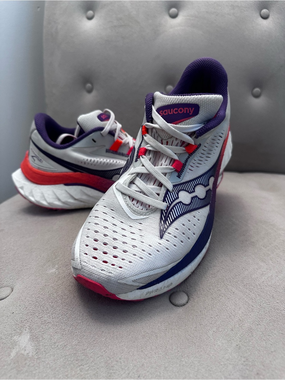 Saucony Endorphin Speed 4 Women’s White Purple & Pink Shoes